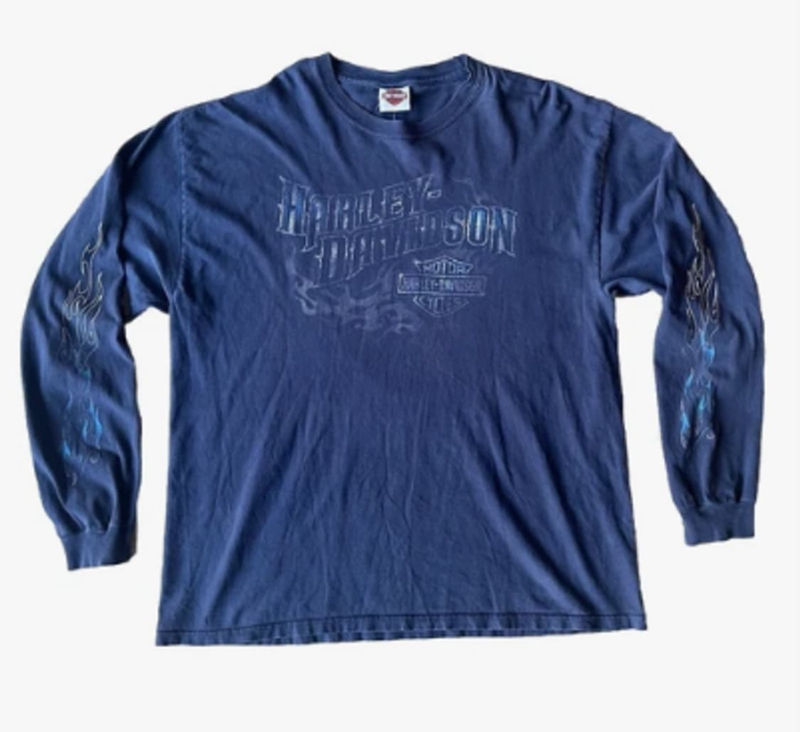 Vintage harley stussy 롱슬리브티 묶음 상품이미지1