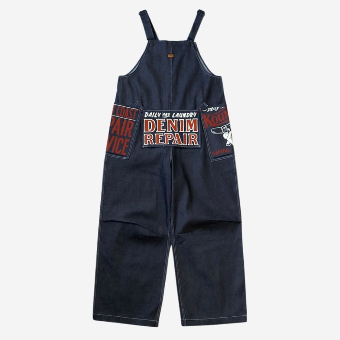 [ONE SIZE] 캐피탈 11.5온즈 데님 애드 오버롤 인디고 상품이미지4