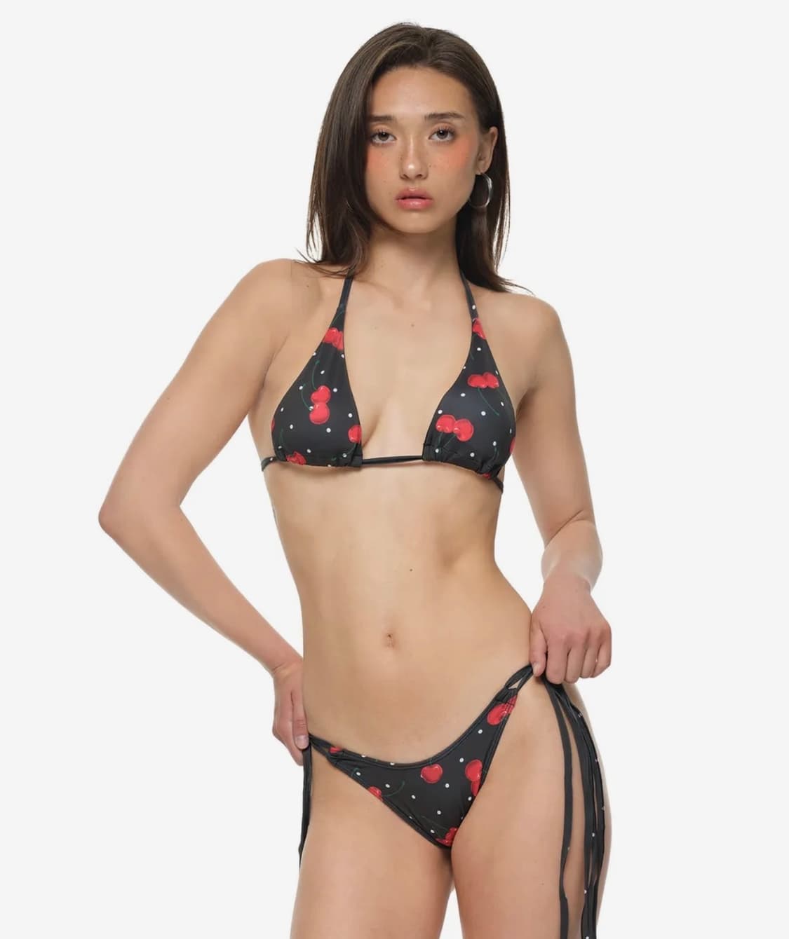 투머치택스 블랙 체리 비키니 상품이미지1