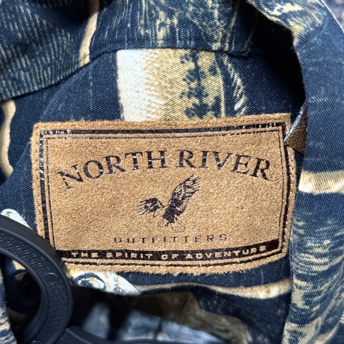 North River 빅사이즈 코듀로이 레더 포인트 원포켓 긴팔 셔츠 상품이미지5