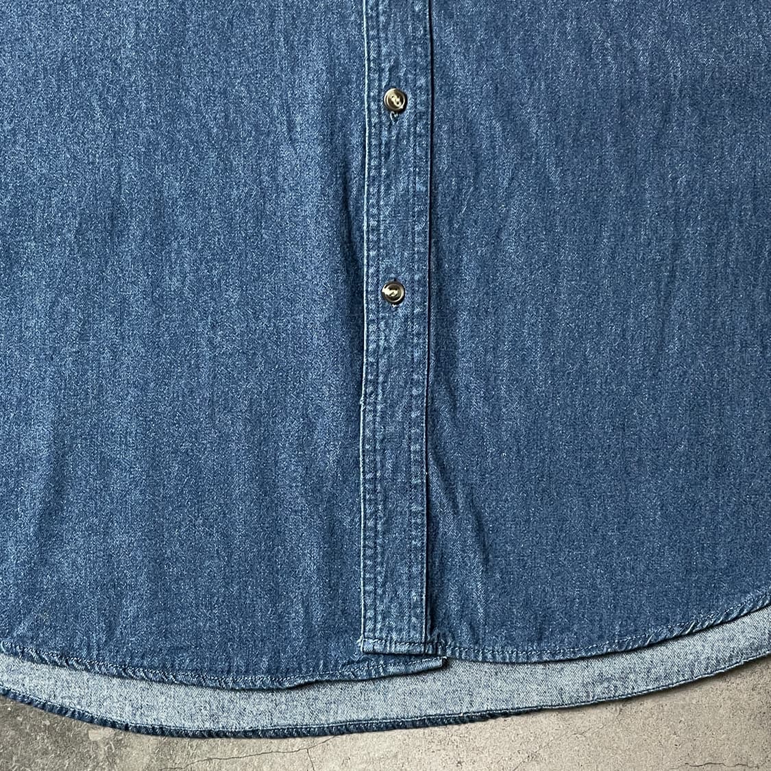 TEXX CANADA 빈티지 다운버튼 데님 셔츠 A00761 상품이미지4