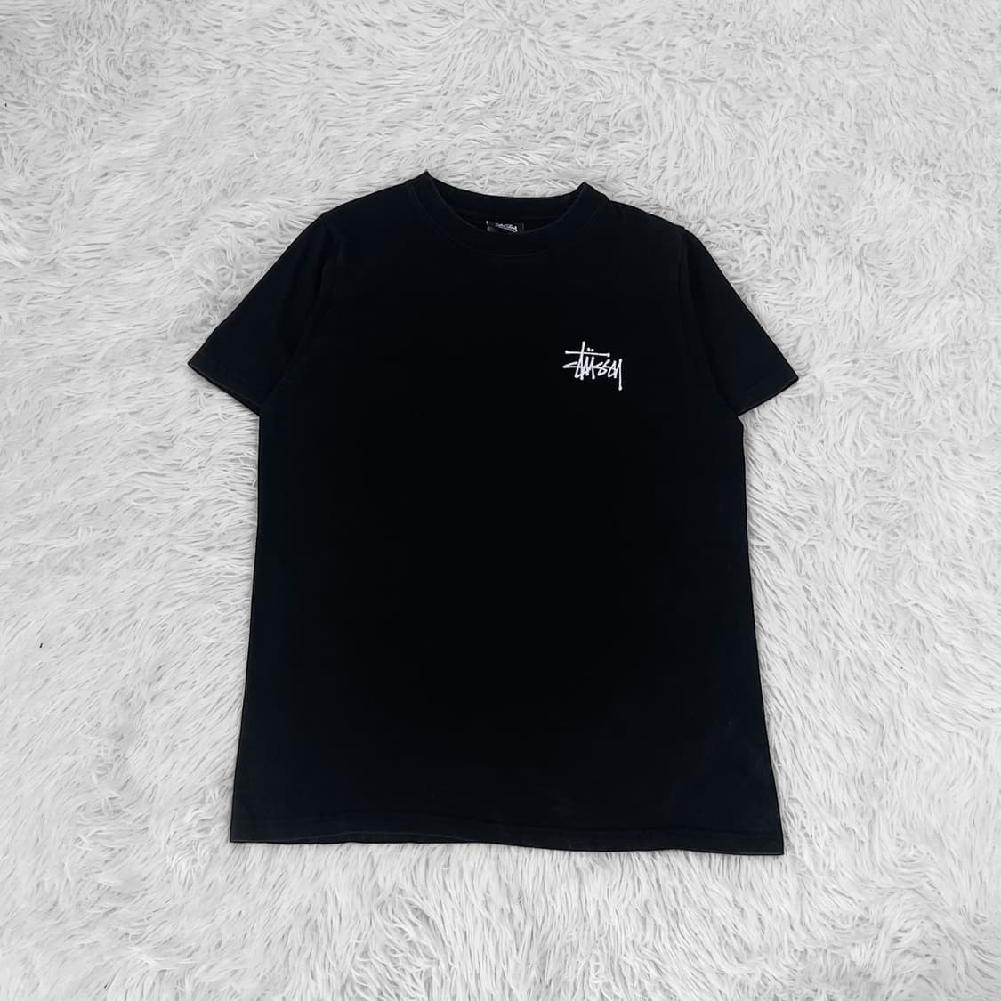 스투시 베이직 로고 반팔티 블랙 상품이미지3