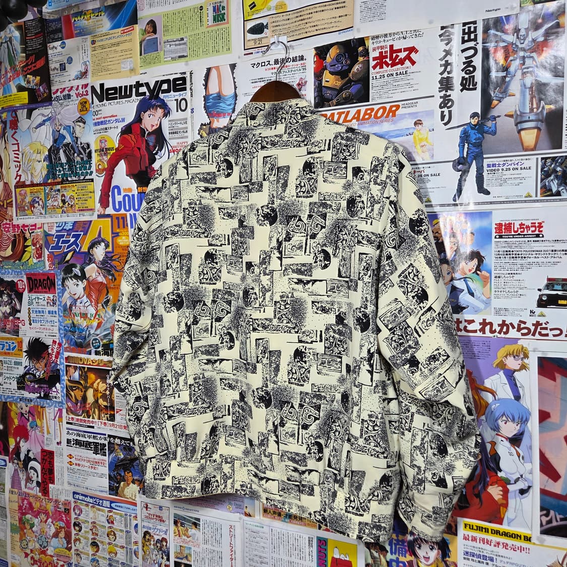 JPN 리버시블 패턴 바람막이 자켓 상품이미지5