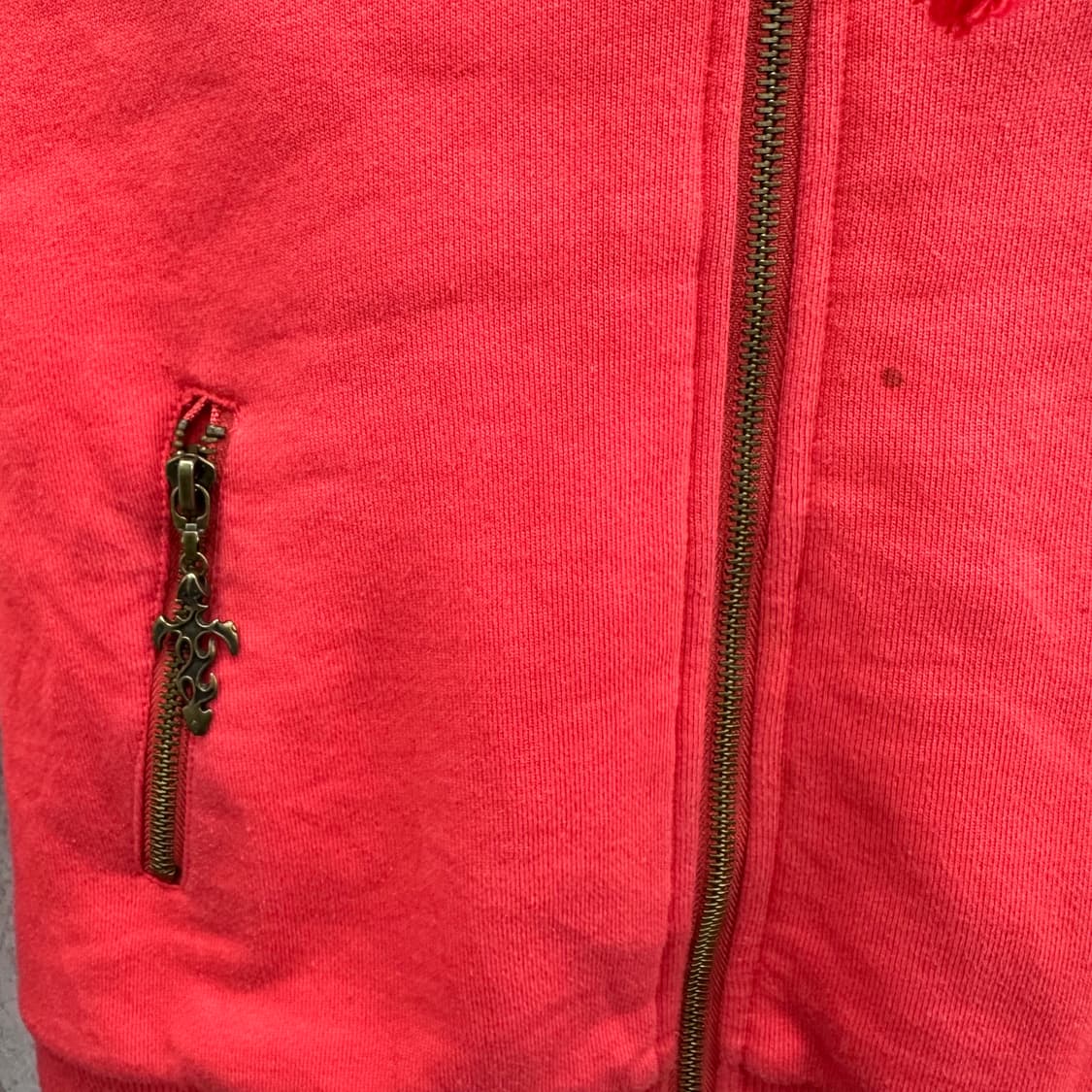 90 잉그니 y2k 재팬 여자 셔링 후드집업 상품이미지5