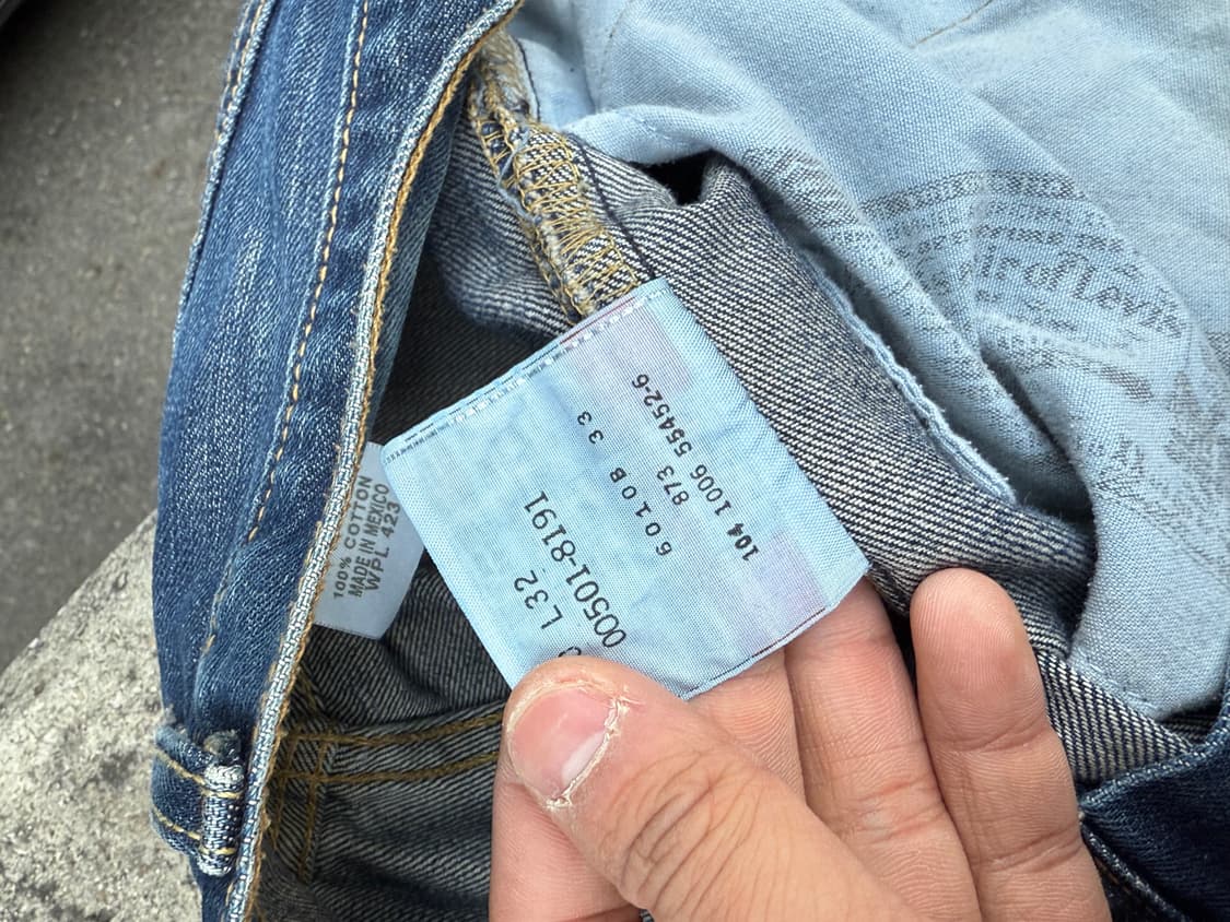 00s 리바이스 501 데님 팬츠 30X32 상품이미지6
