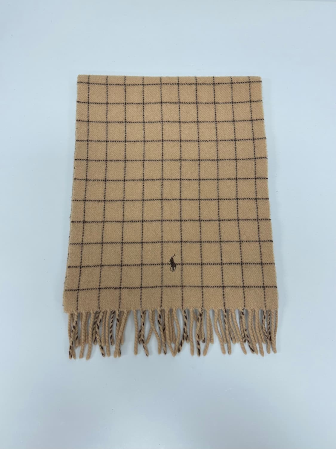 폴로 체크 로고 머플러 상품이미지1