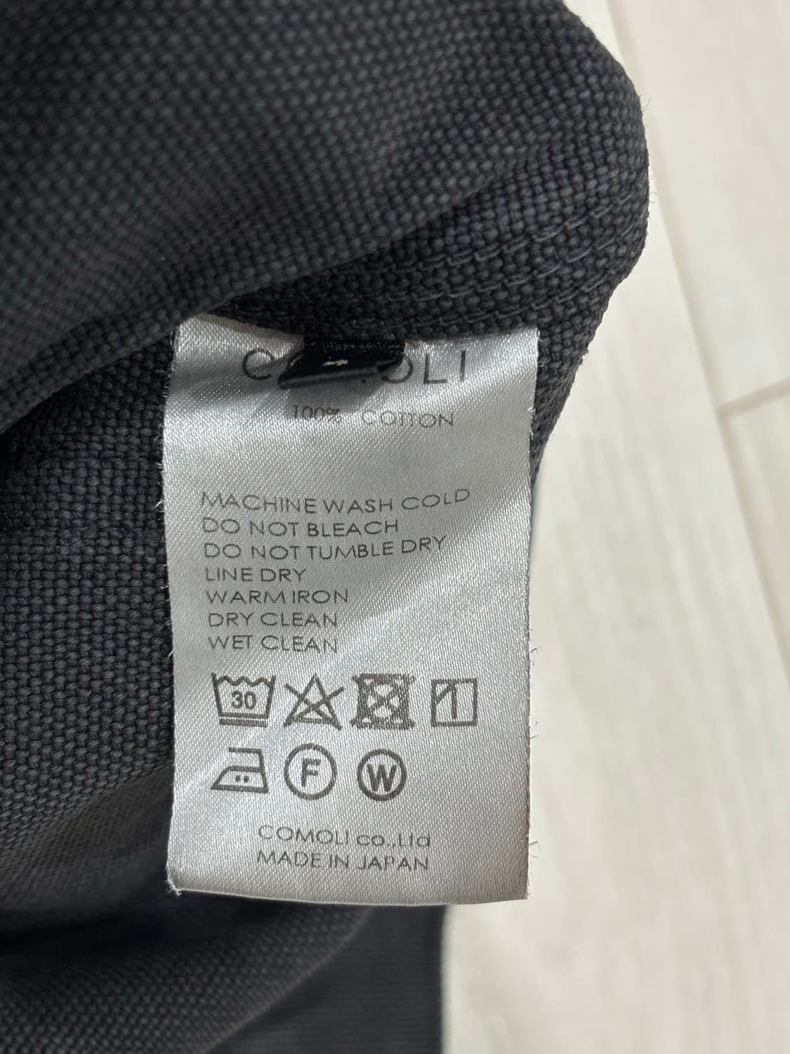 코모리 24ss cotton pants 상품이미지6