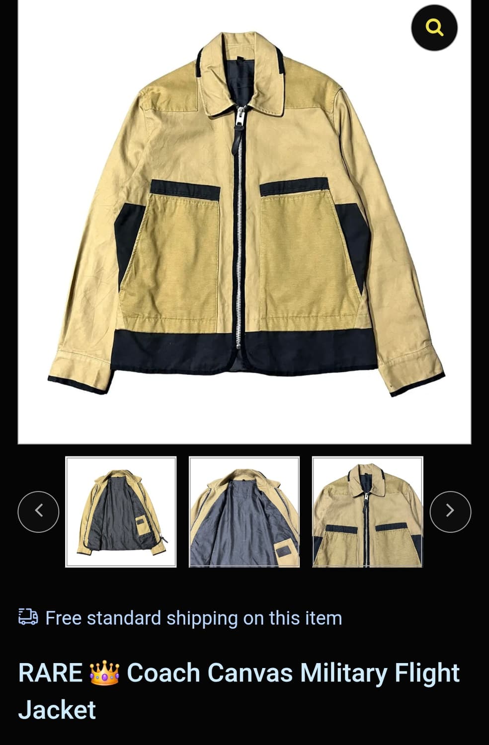 COACH 밀리터리 플라이트 자켓 상품이미지2