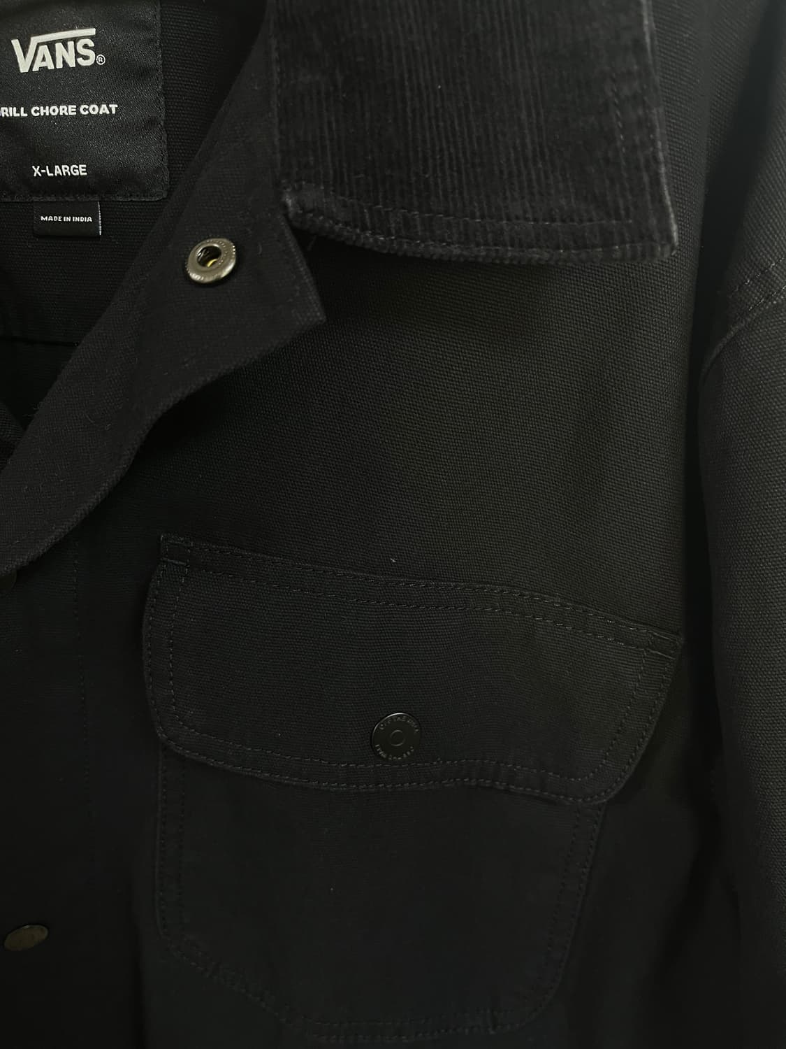 반스 워크자켓, 코듀로이 배색 청자켓 105~110 상품이미지4