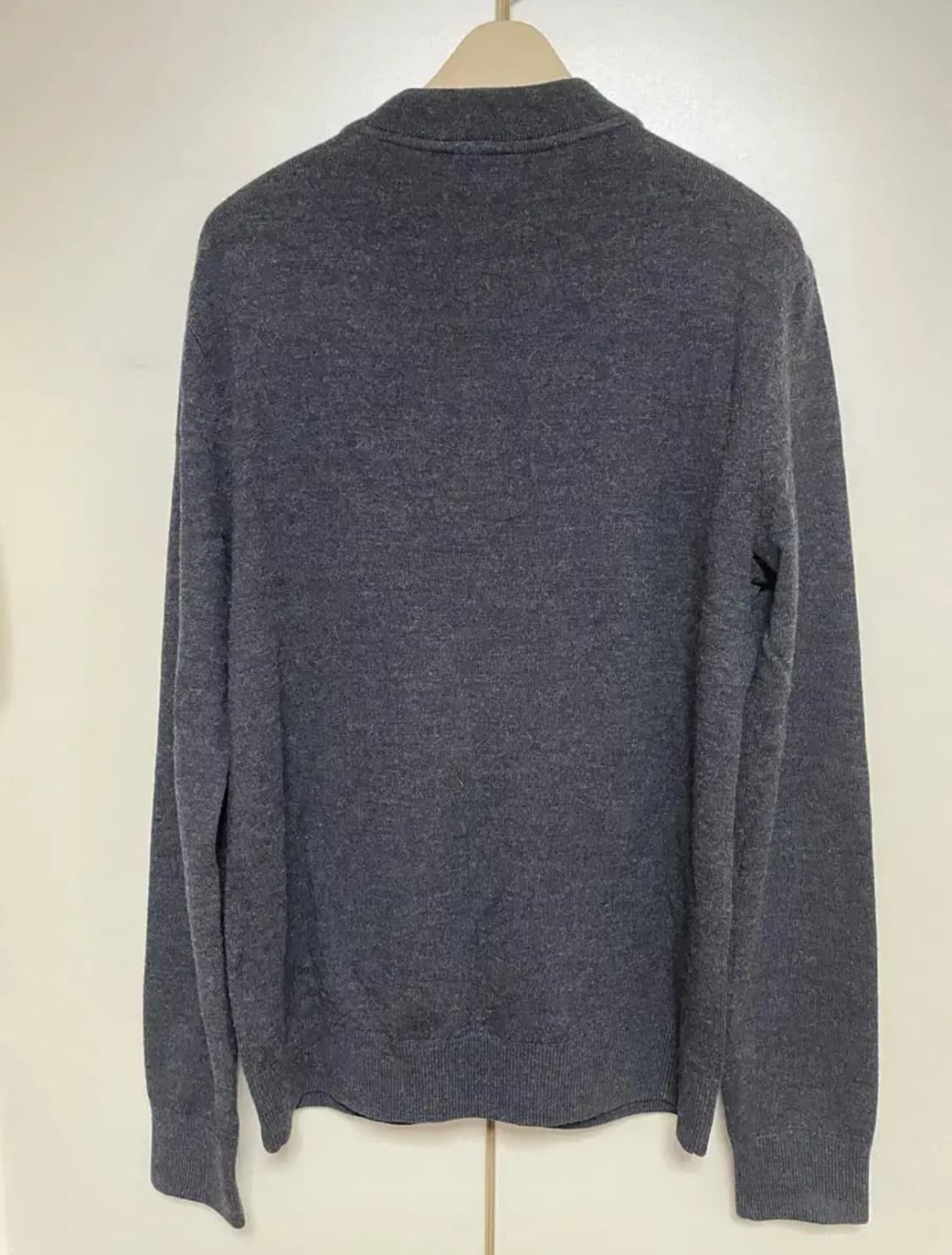 클럽모나코 남성 집업 니트 100% 울 (S size) 상품이미지3