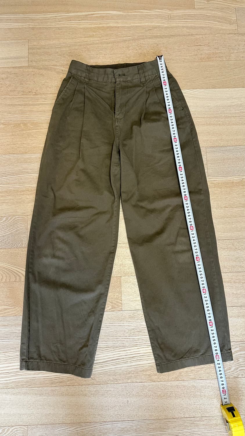 스파오 투턱 와이드 치노팬츠 S 4컬러일괄 상품이미지7