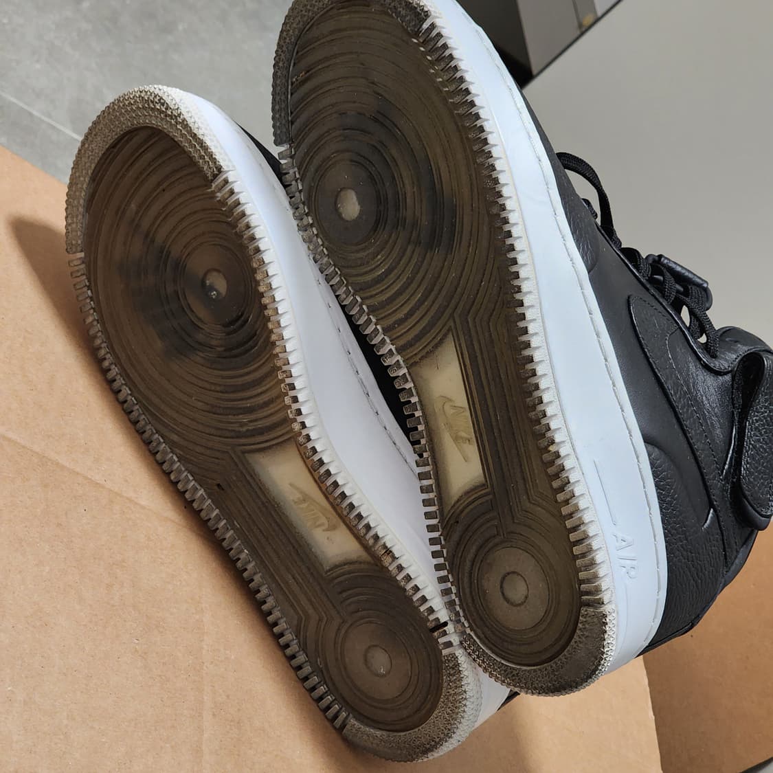 나이키랩 에어포스원 미드 블랙 상품이미지6