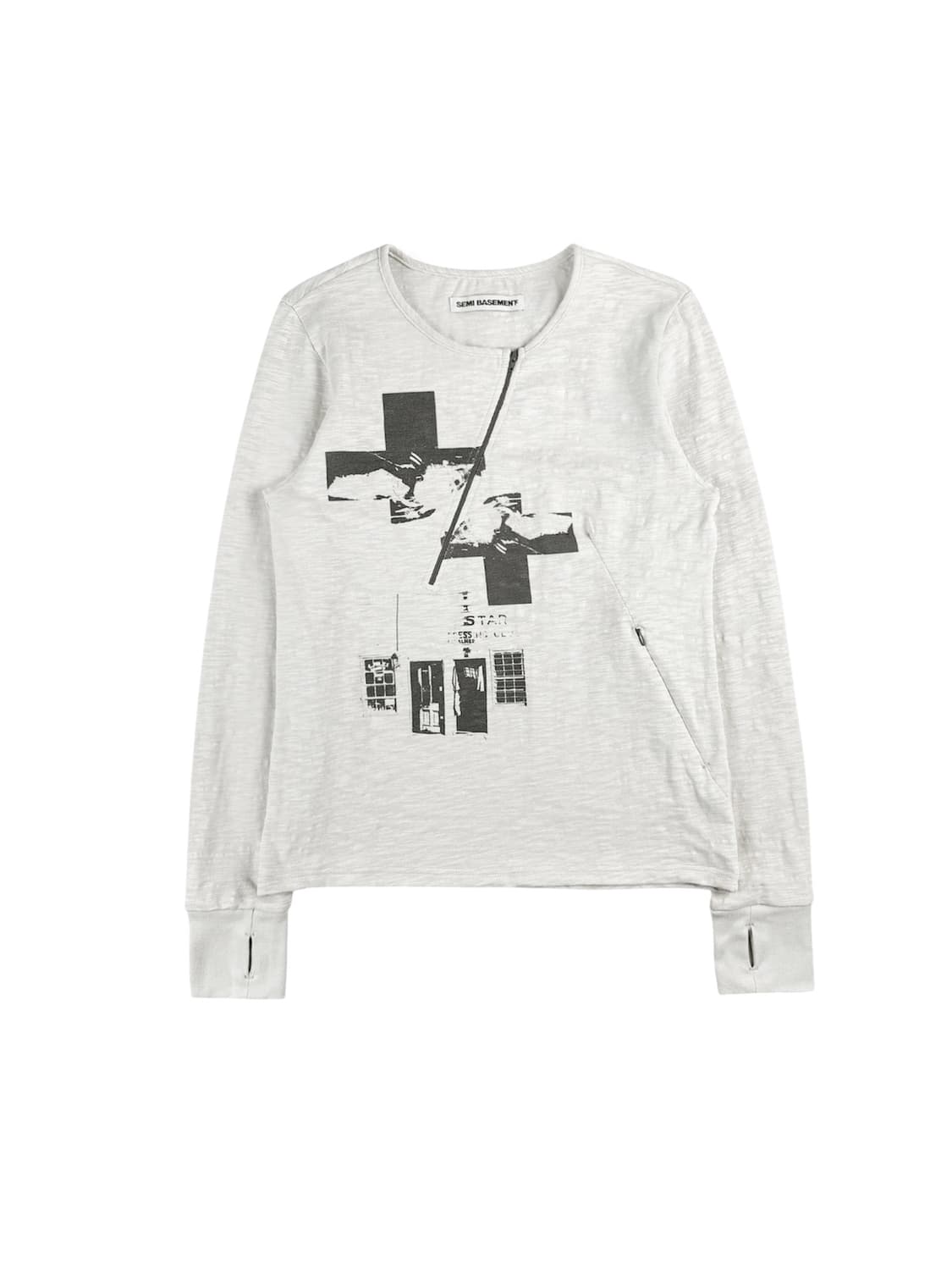 Incision slub long sleeve 상품이미지7