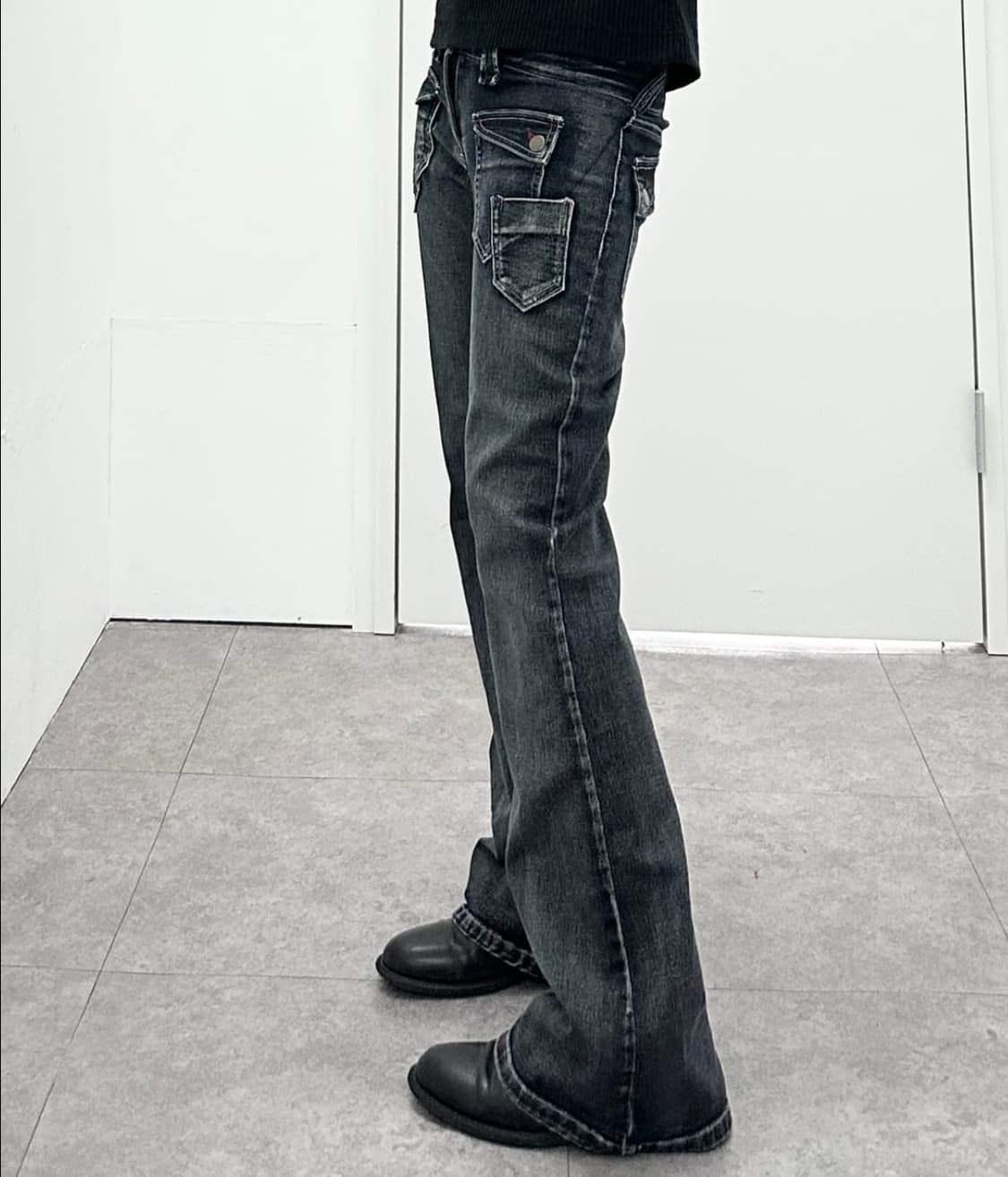 JPN boots cut pocket detail denim pants 상품이미지4