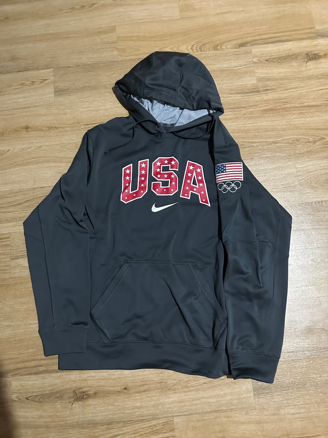 나이키 팀 USA 성조기 후드(그레이) L 상품이미지1