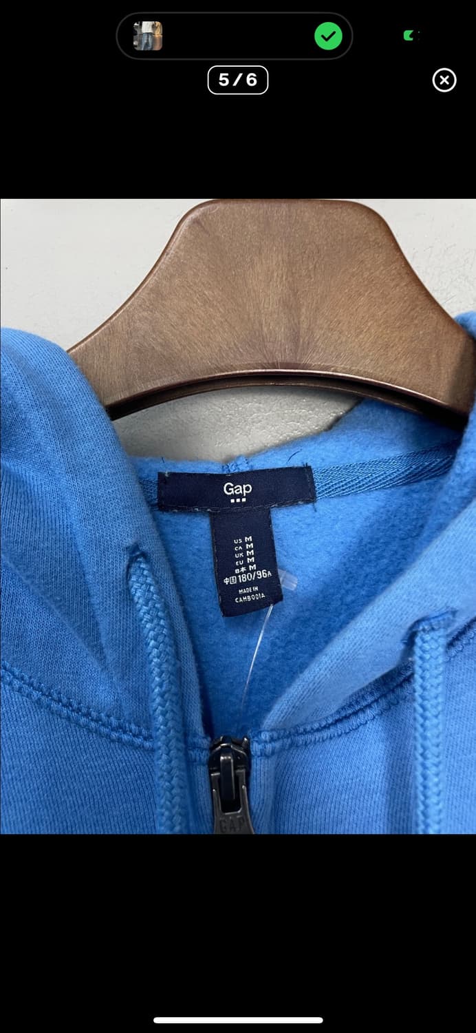 갭 로고 후드집업 A3180 상품이미지5