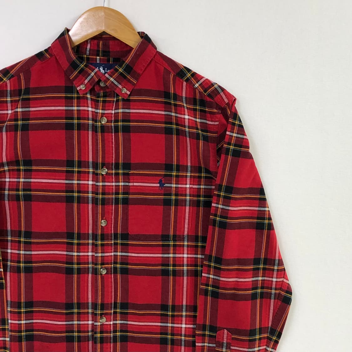 100 폴로 옥스포드 체크 셔츠 상품이미지1