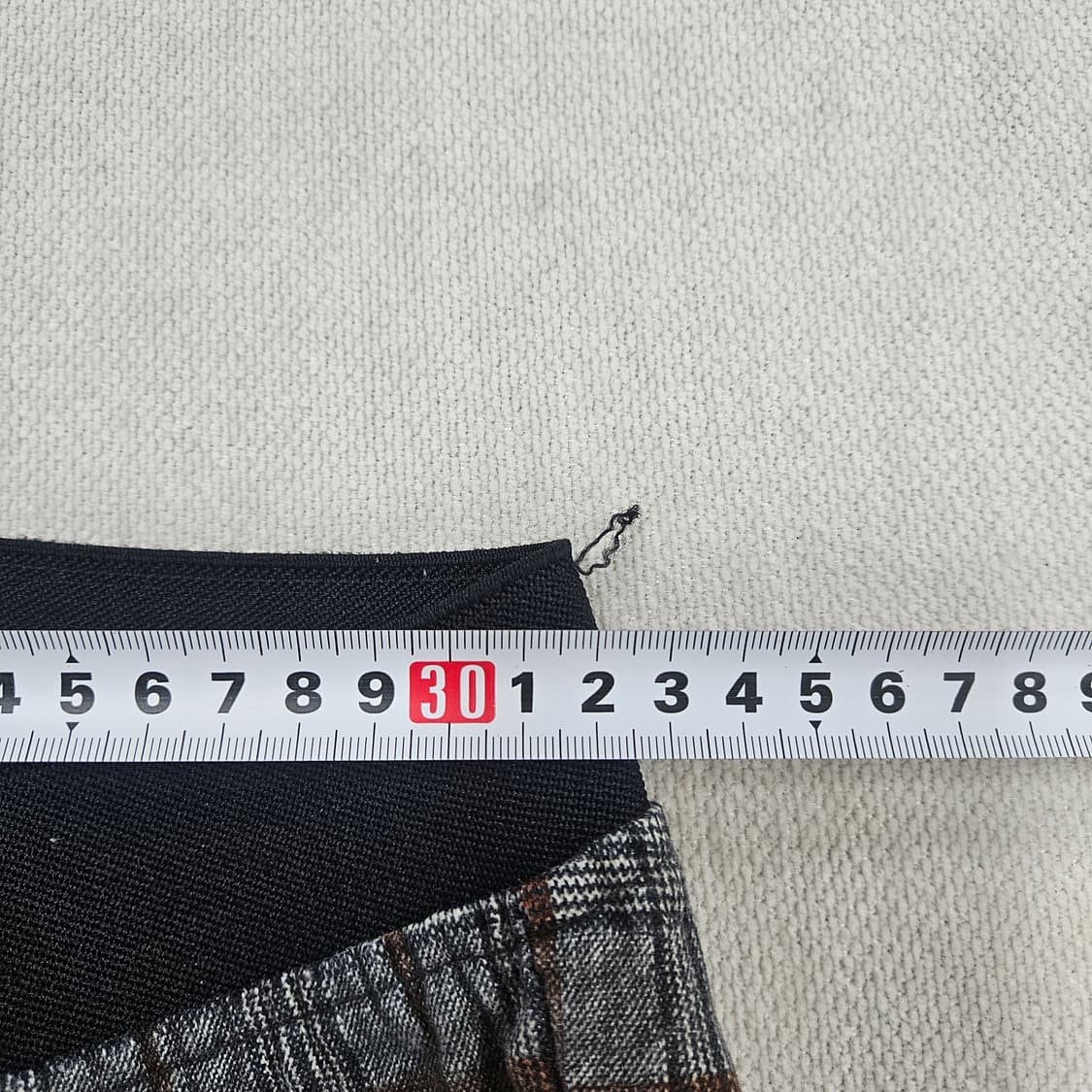 55 빈티지 체크패턴 바지 0602Y 상품이미지5