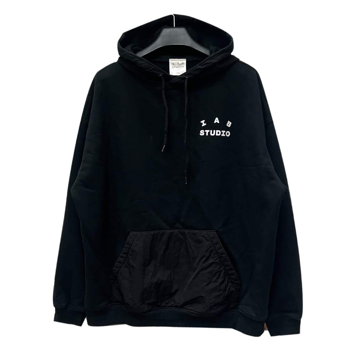 아이앱 스튜디오 우븐 블랙 후드티 2XL 상품이미지2