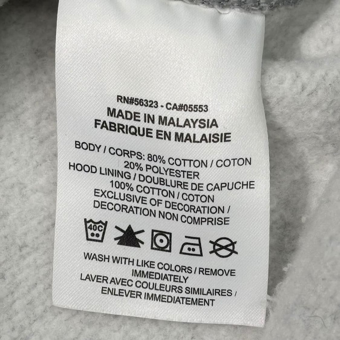 NIKE 기모 후드티 그레이 M 상품이미지6