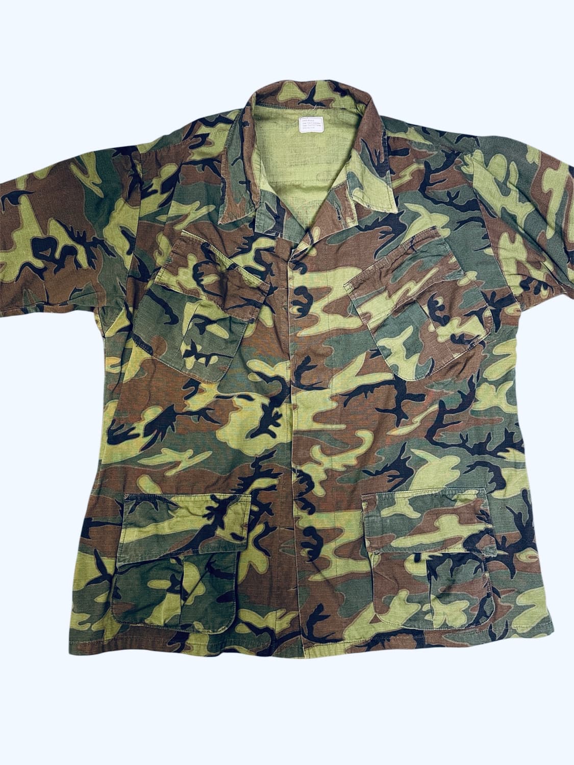 빈티지 60s ERDL 정글 퍼티그 카모 자켓 LR 상품이미지2