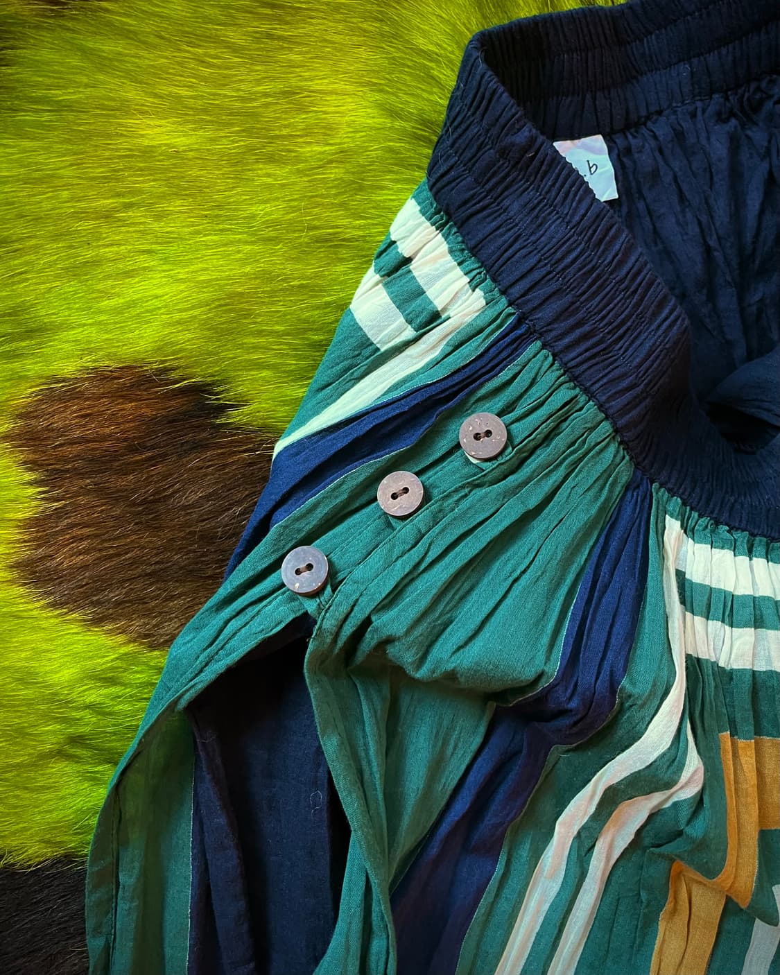 JPN Vintage Layered Dot Skirt Pants 상품이미지7