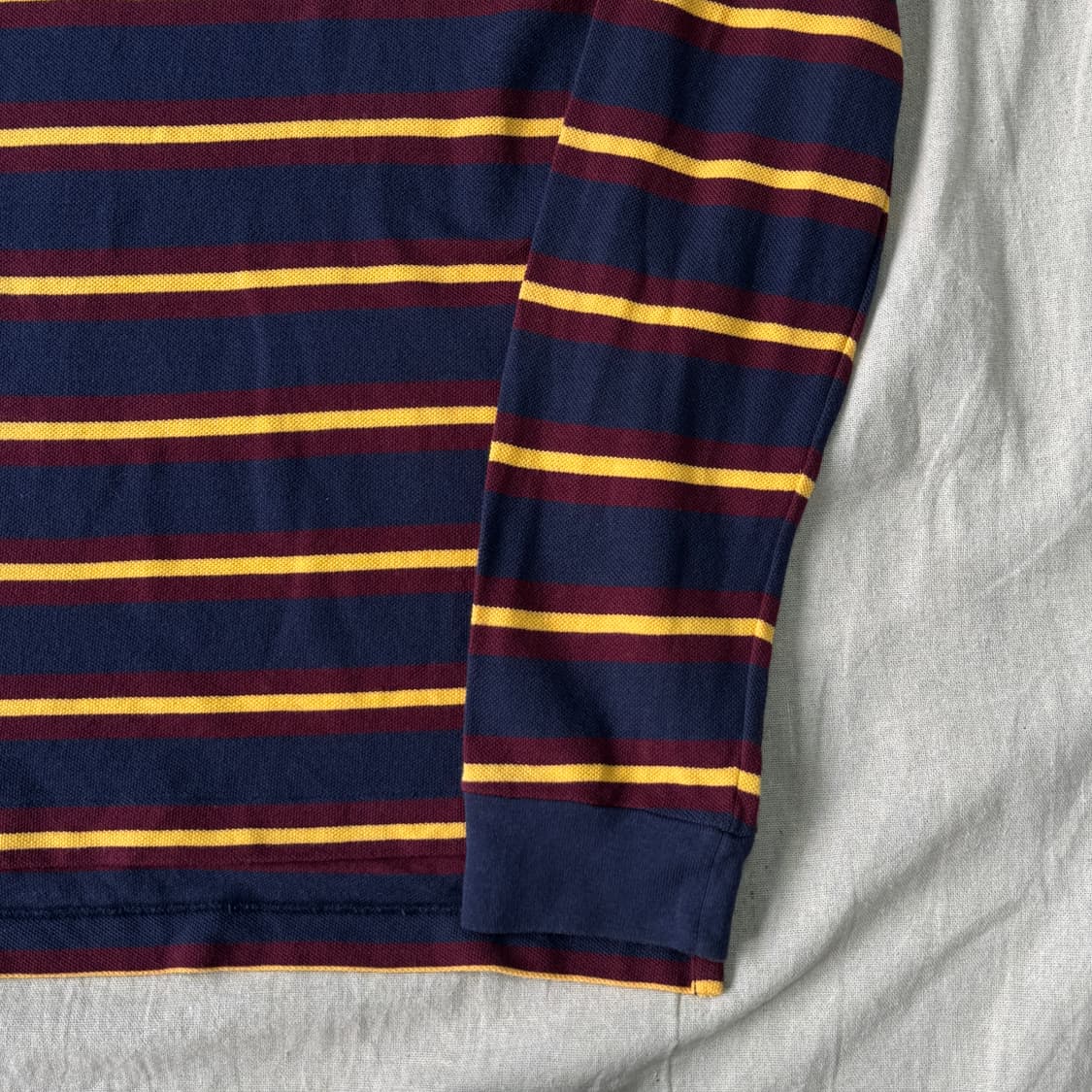 폴로랄프로렌 90s 빈티지 스트라이프 럭비티 L 상품이미지3