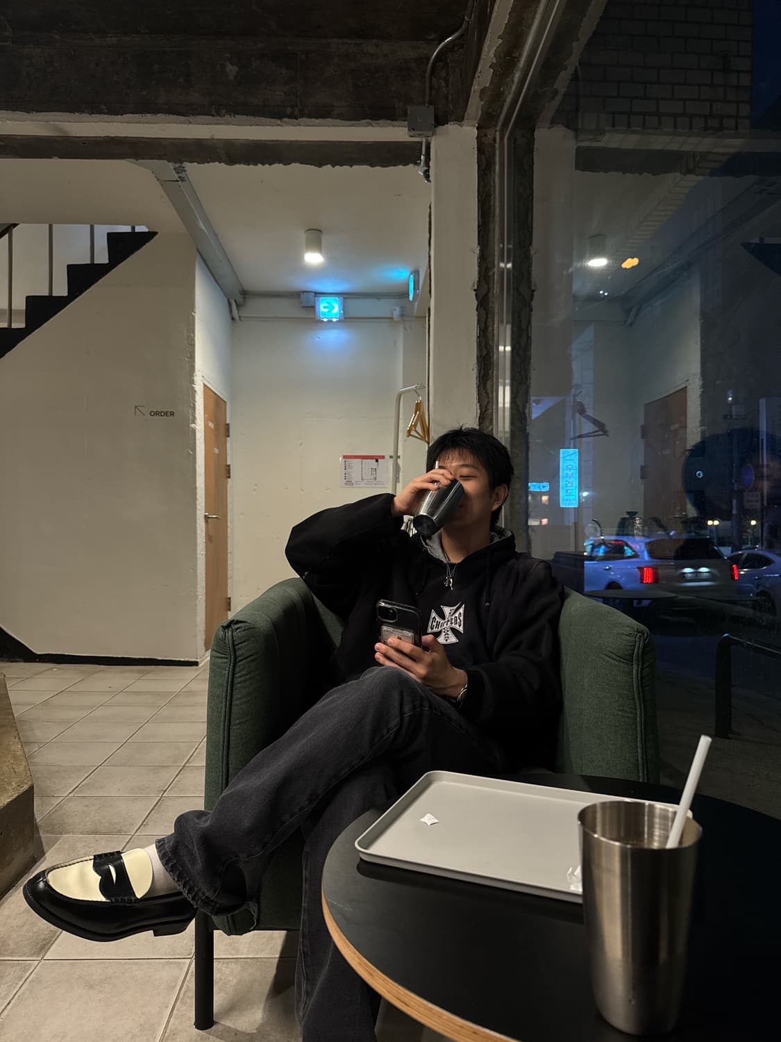 90s west coast choppers 후드 상품이미지6