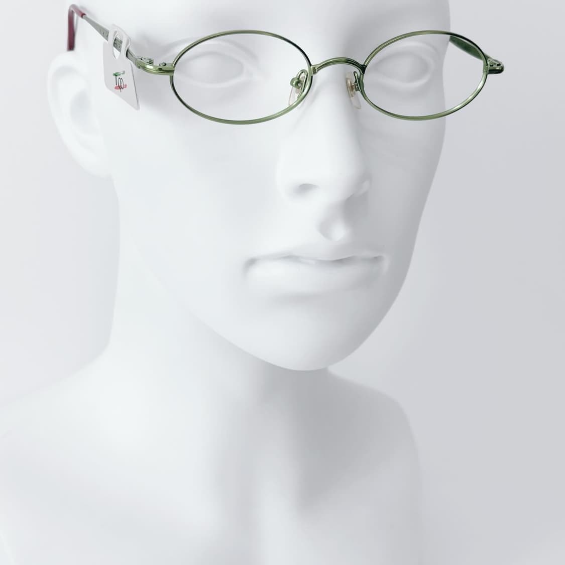 Close-up 그린 오벌 메탈 데드스탁 빈티지안경 상품이미지5