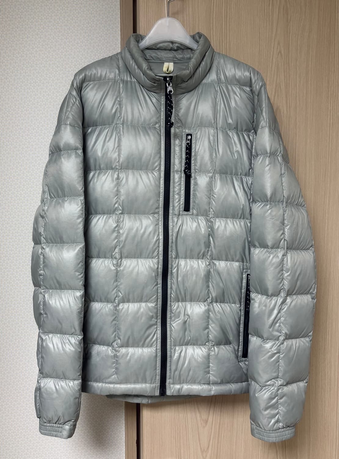 (M) 카키스 캠퍼 다운 자켓 그레이 상품이미지1