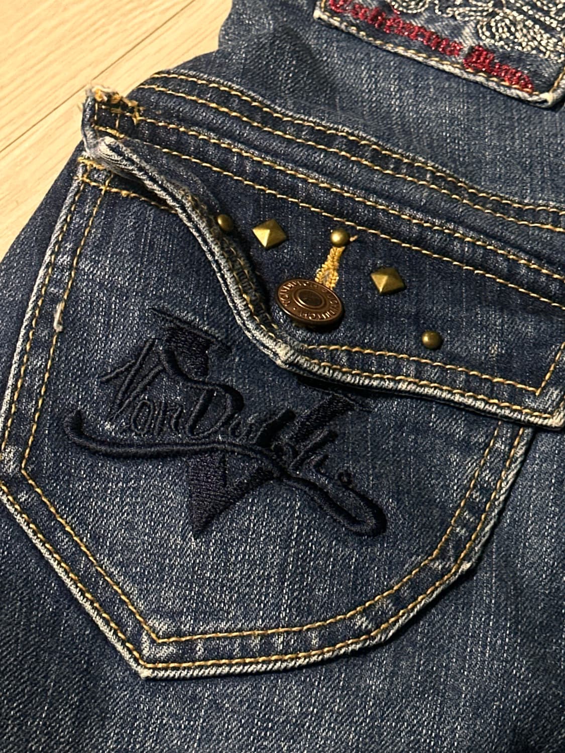 [빈티지] 본더치 데님 리폼 가방 y2k 힙한 상품이미지3