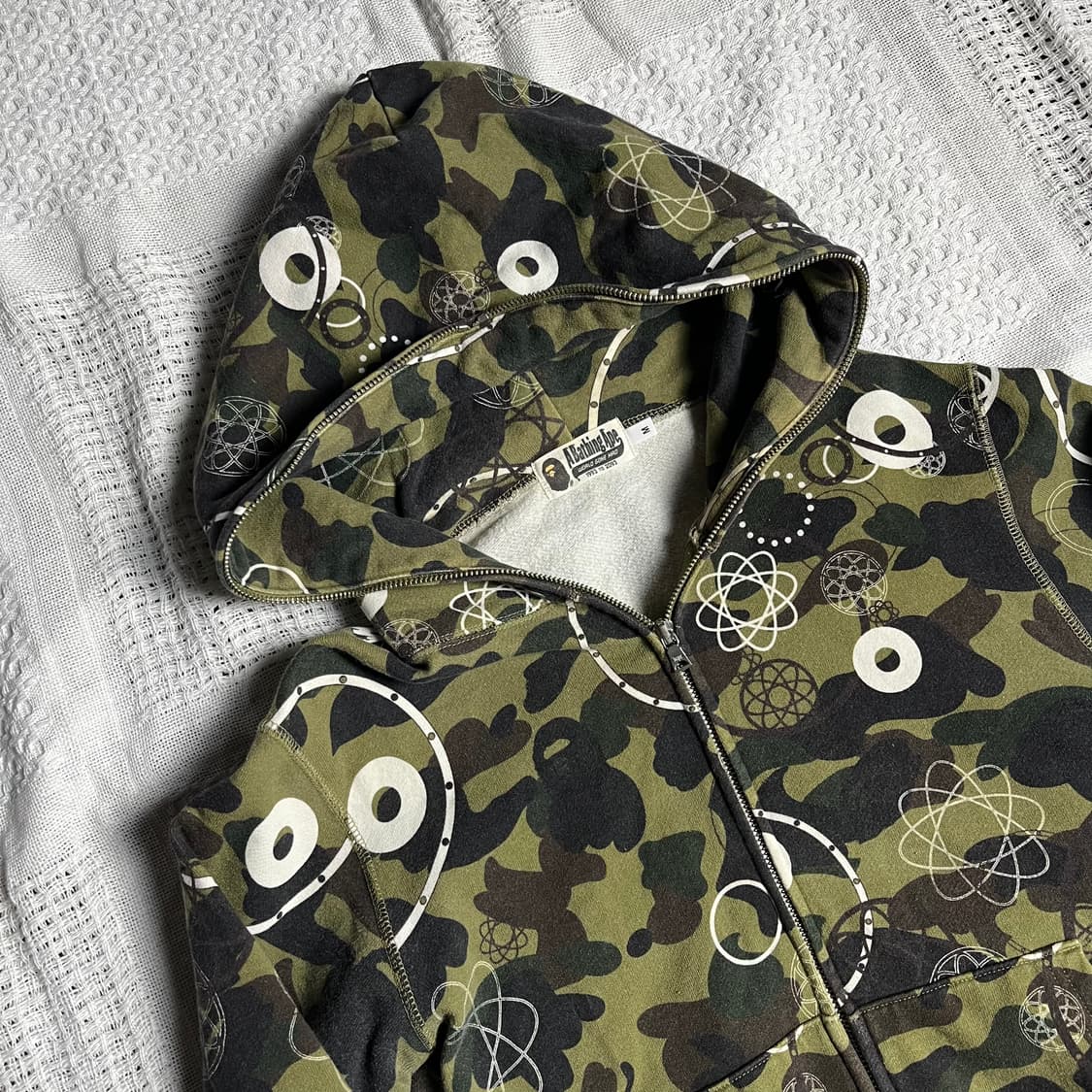 [Bape X Futura] 베이프x푸츄라 카모 후디 풀집업 상품이미지2