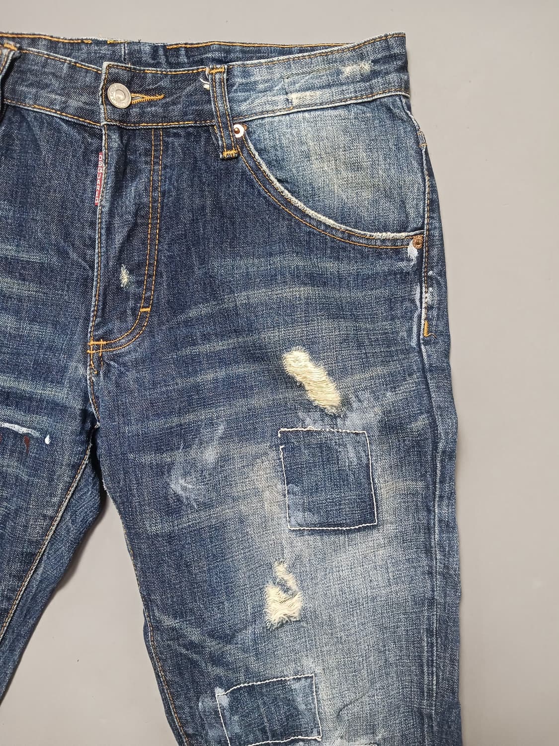 [32] 디스퀘어드2 더티페인티드 슬림진 청바지 상품이미지4