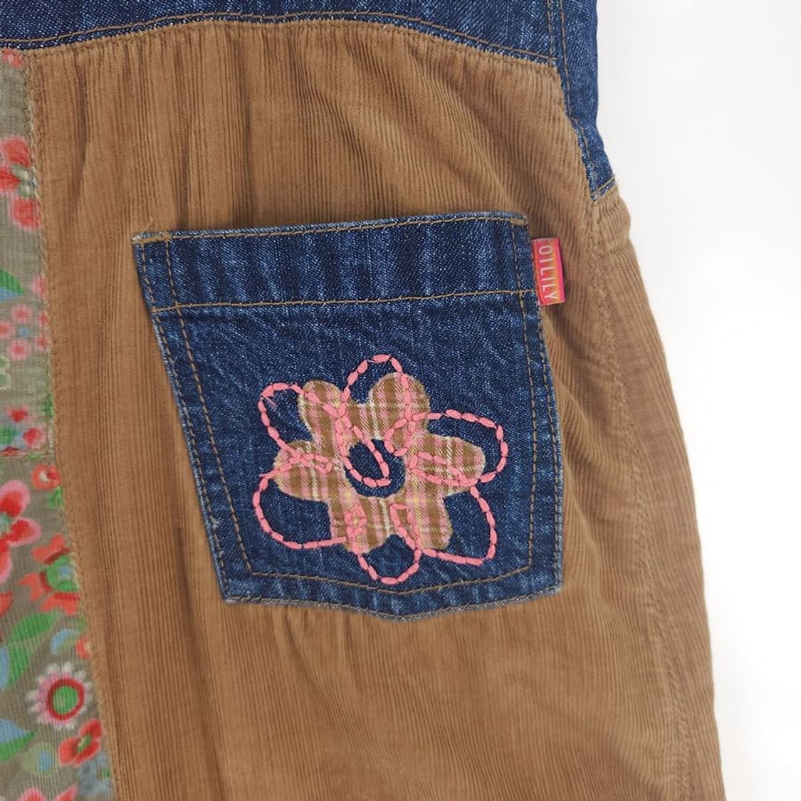 [여36]오일릴리 자수 데님 스커트[Y61-143] 상품이미지5