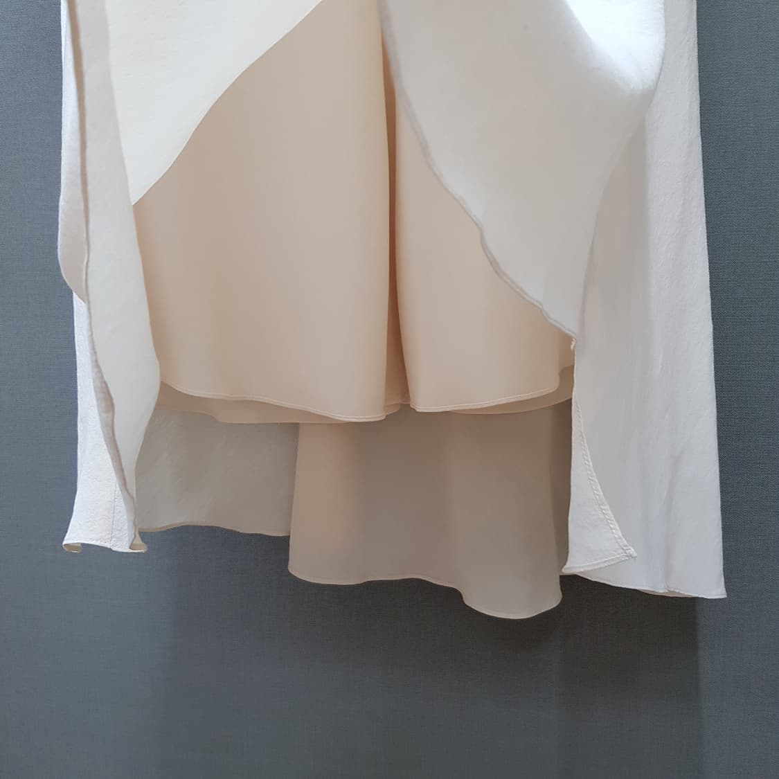 오즈세컨 2021 프릴 슬리브 플레어 원피스 XS사이즈 상품이미지4