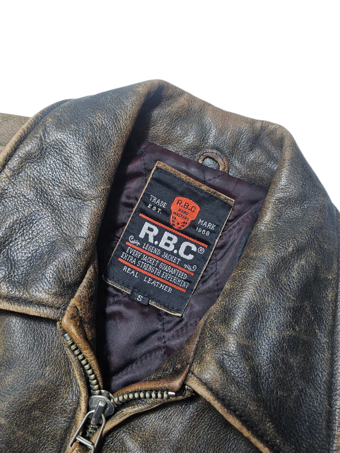 RBC 로드마스터 싱글 라이더 가죽자켓 뉴스보이 S 95 100 상품이미지4