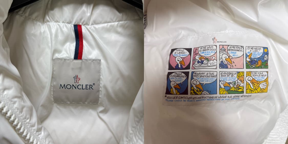 몽클레어 마야 패딩 쇼트 다운 자켓 오프 화이트 상품이미지7