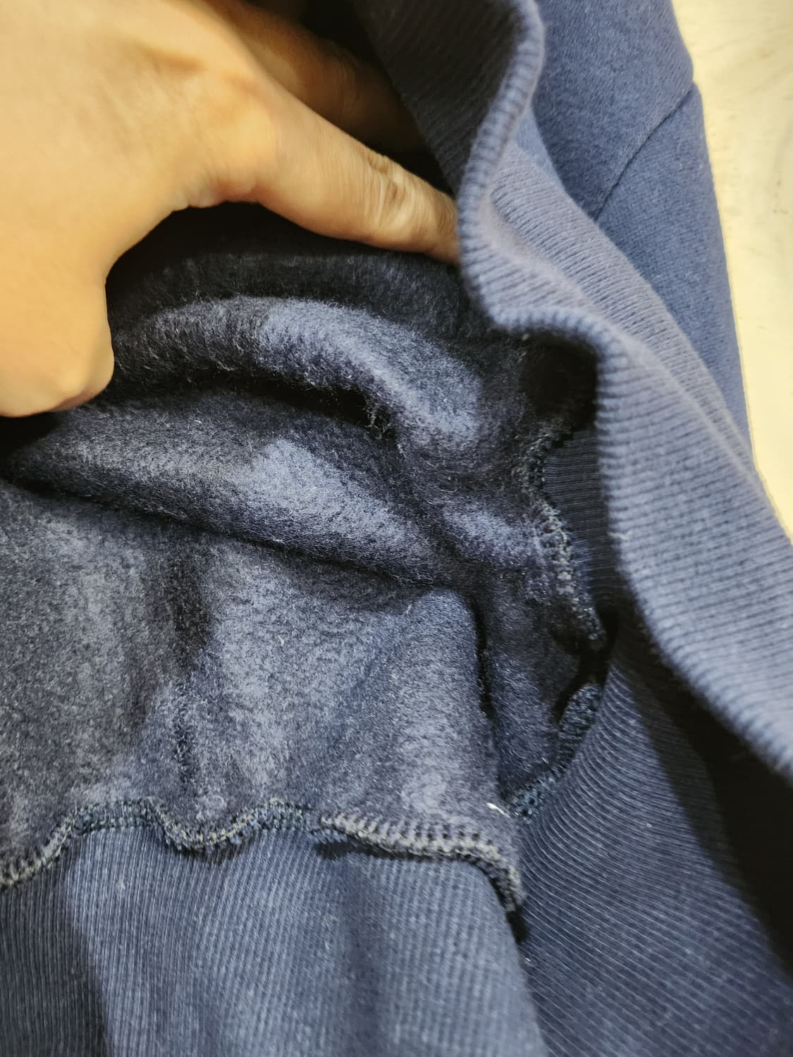 364) 여성 기모 크롭 후드티 상품이미지4