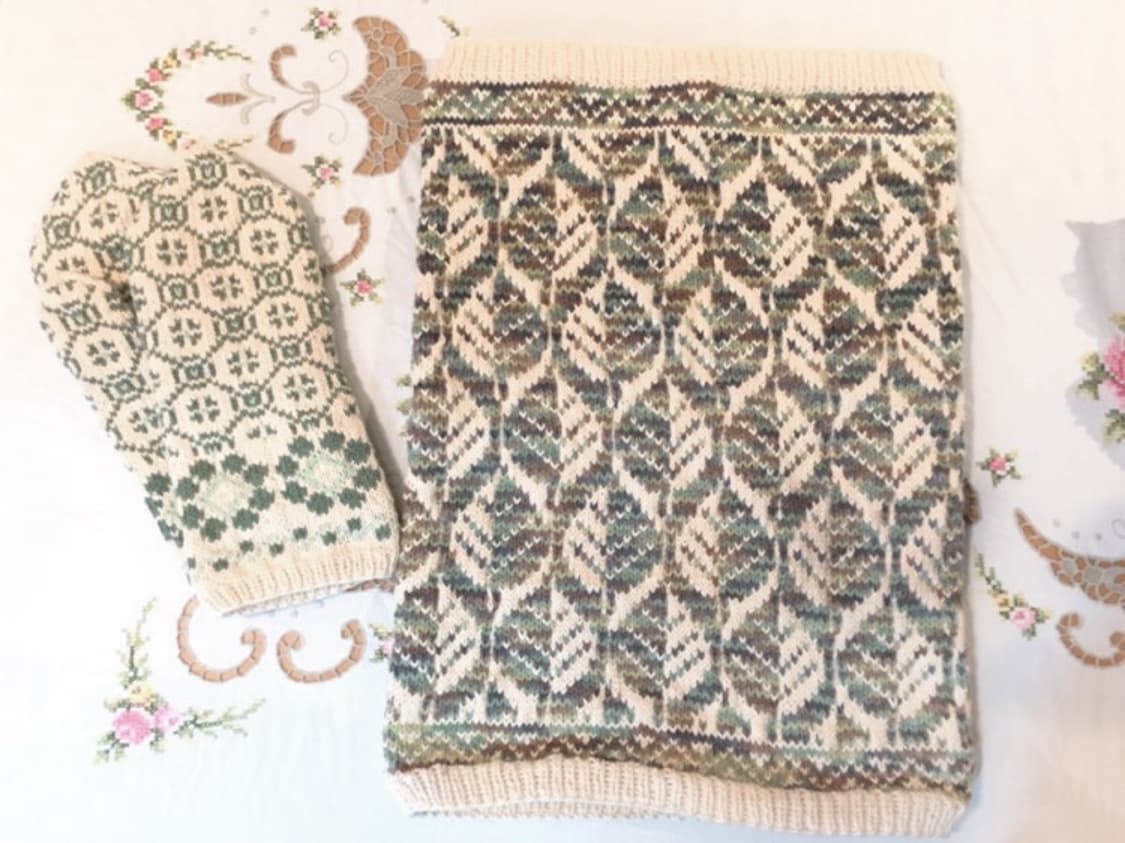 일본 핸드메이드 장갑 넥워머 상품이미지3