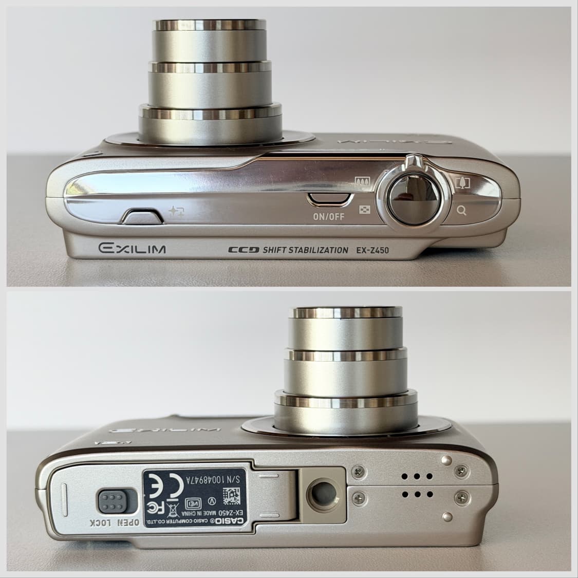 ✨태연 픽 업그레이드 모델 미품✨ 카시오 엑슬림 EX-Z450 실버 상품이미지7