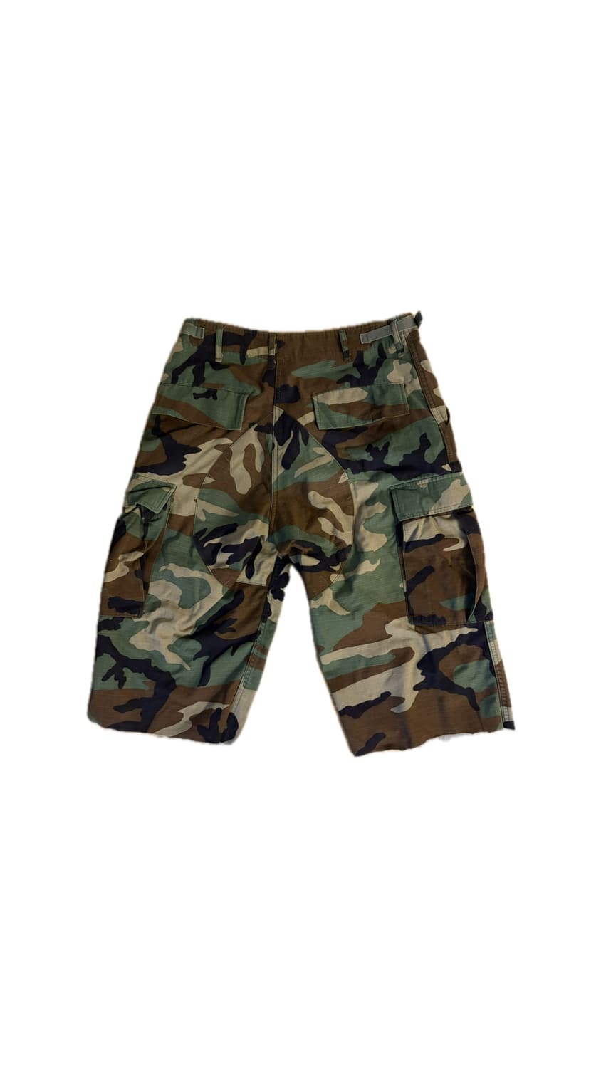 Vintage US Army Camo Cargo Shorts 상품이미지2