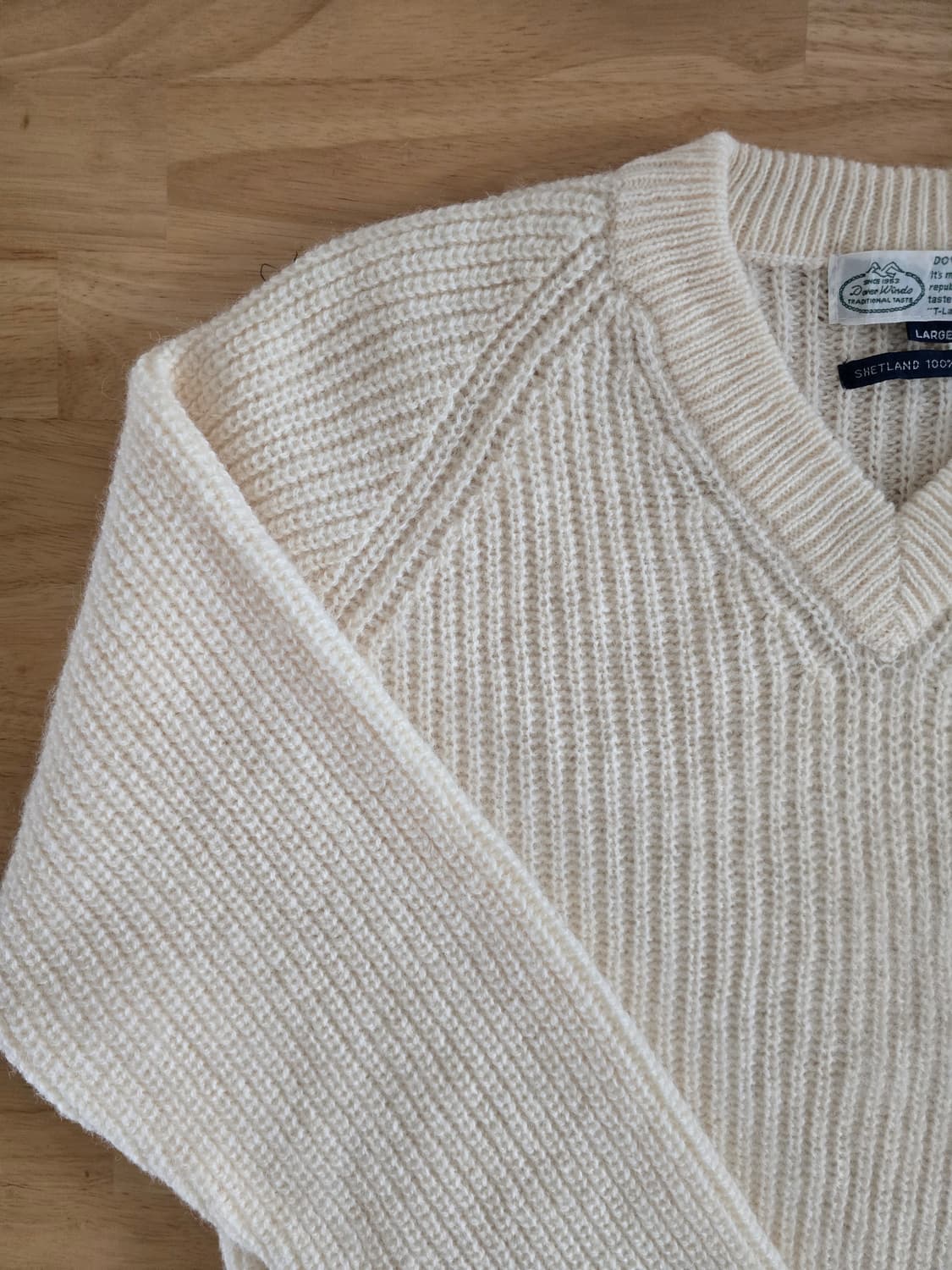 셔틀랜드울 브이넥 니트( DOVER WINDS ) 상품이미지3