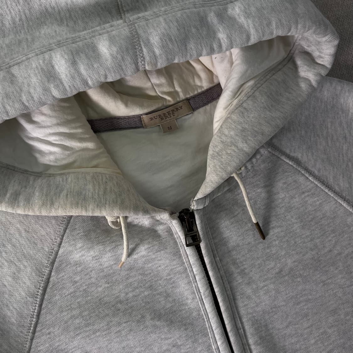 95 버버리 엘보패치 후드집업 상품이미지2