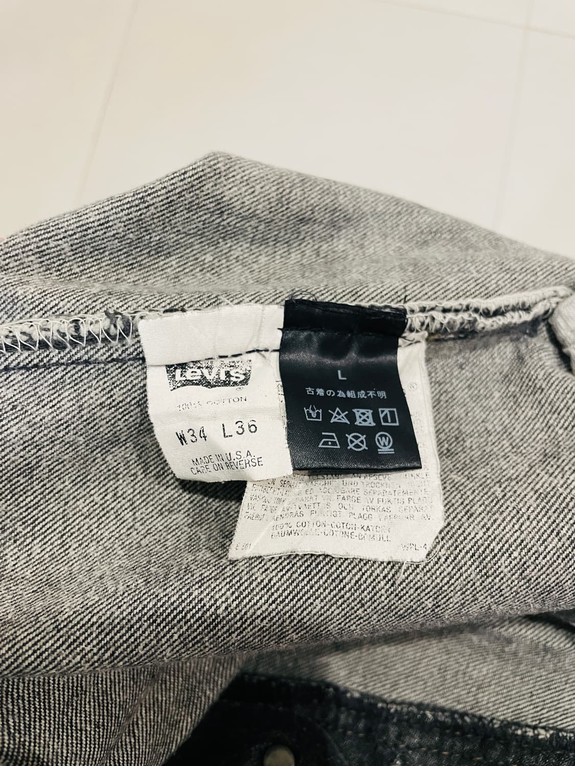 OLDPARK BANDANA TAIL JEANS BLACK 상품이미지6