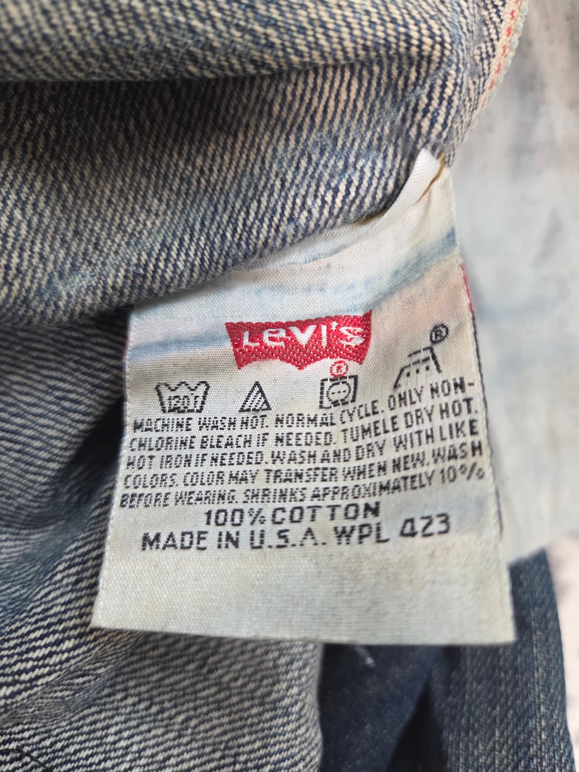 리바이스 90s USA Big E Selvedge 상품이미지8