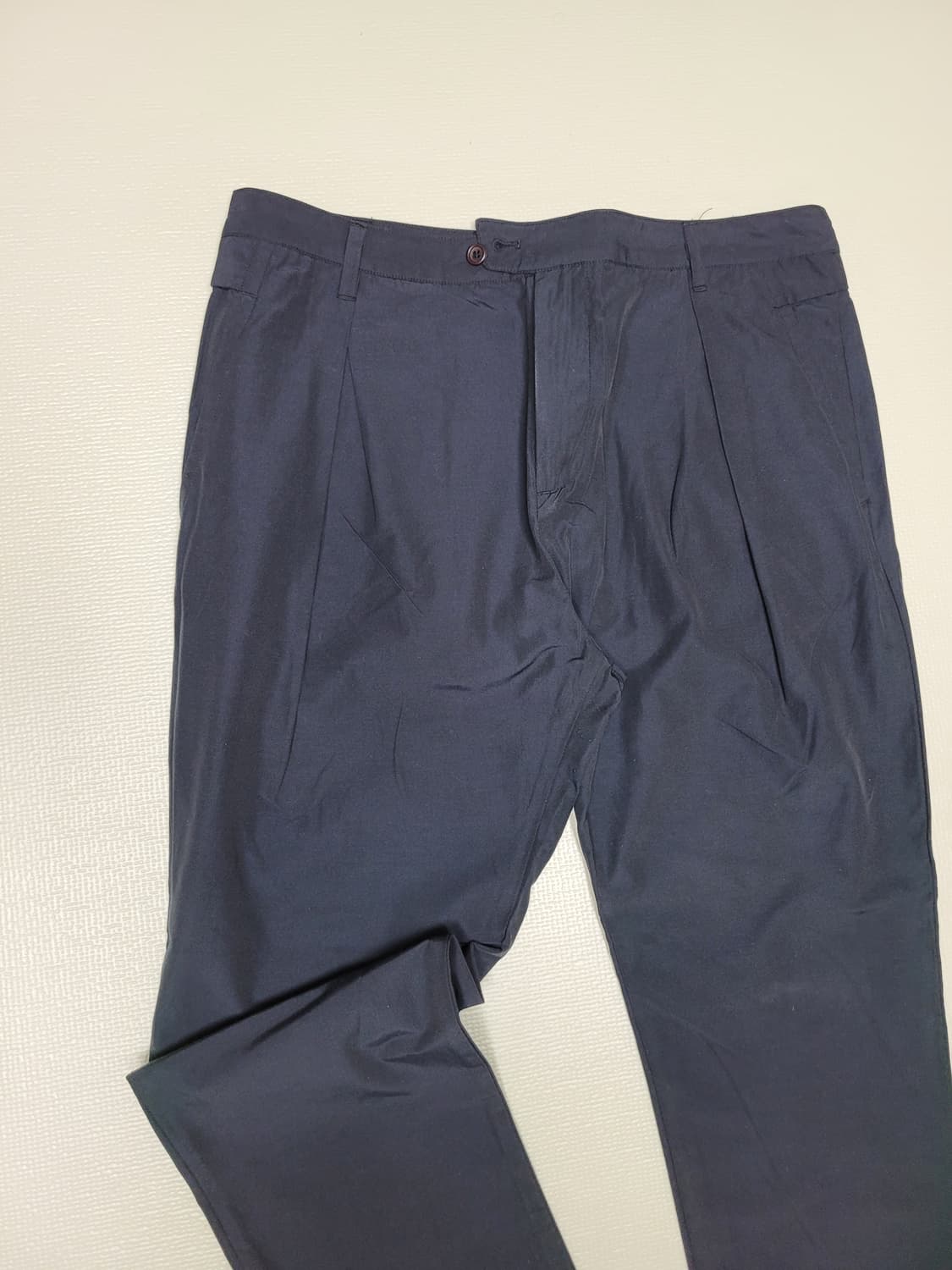 코데즈컴바인 남자 원턱 슬랙스 34 다크네이비  상품이미지3