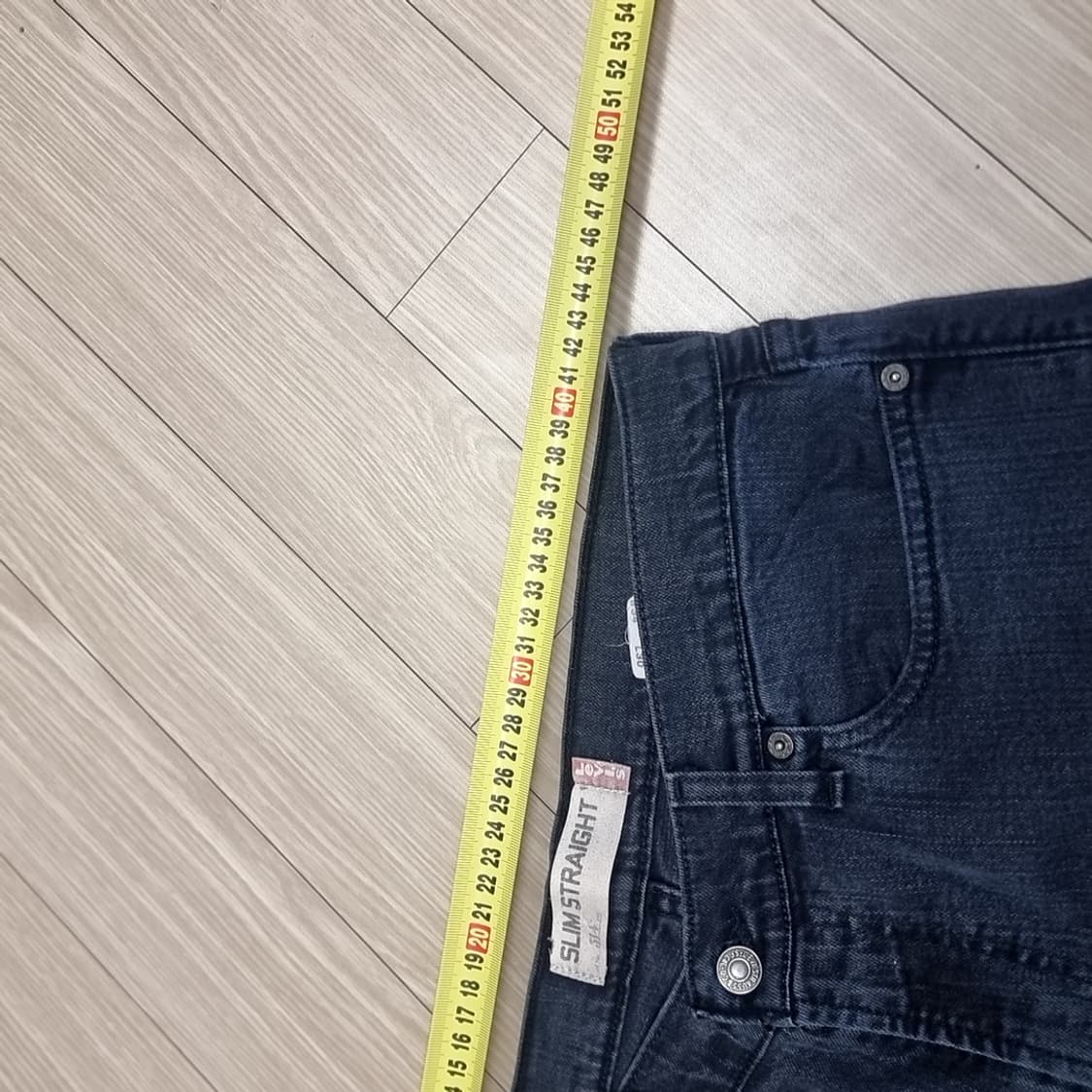 리바이스514 슬림 스트레이트 데님 블랙진(34) 상품이미지8