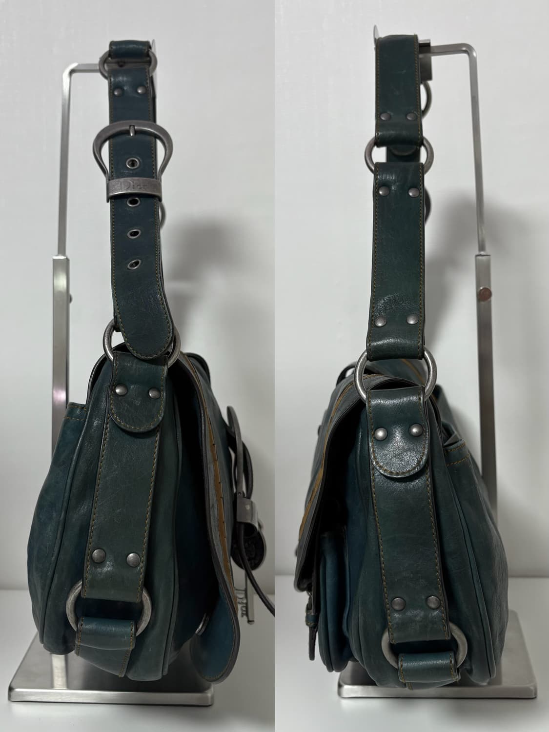 디올 가우초 숄더백 그린 상품이미지10