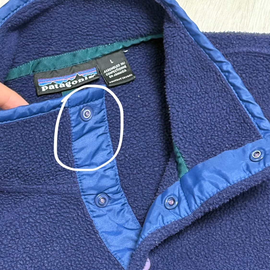 90s 파타고니아 신칠라 퍼플 상품이미지4