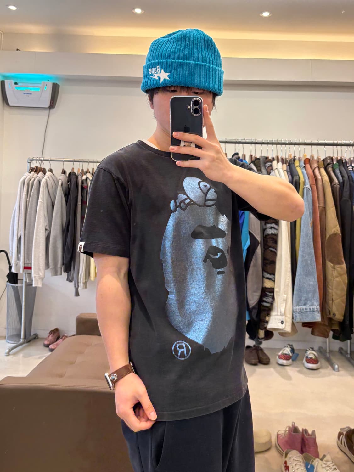 베이프 포일 마일로 온 빅 에이프 반팔 티셔츠 상품이미지9